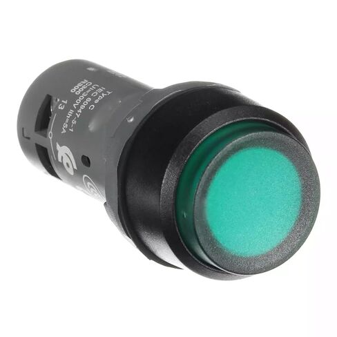 1 pcs new Illuminated Button CP3-11G-10 Green 24V Convex Head 1NO. in Kuwait