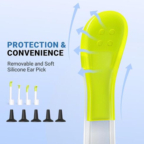 ScopeAround Digital Otoscope Camera w/Built-in Screen, Otoscope with Light Ear Scope for Home Use, Ear Light Otoscope with Camera, Easy Viewing for Everyday Ear Checks, Android/iPhone in Kuwait