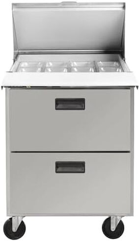 Traulsen CLPT-2712 27" 1-Section Mega Top Refrigerated Prep Table - (2) Drawers in Kuwait