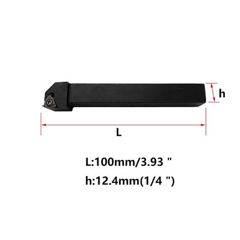 GBJ 1/2"-11 حامل أدوات لولبة المخرطة الداخلية الخارجية، SER1/2"-11 حامل خيط دوار مع 11ER A60 إدراجات لولبة لتصنيع مخرطة CNC in Kuwait