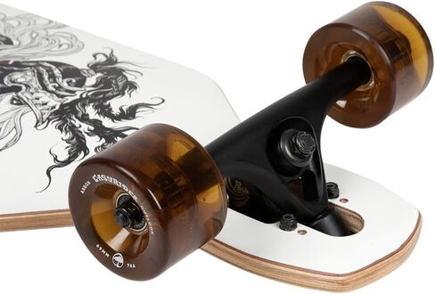 Arbor Bamboo Axis 40″ K. Darmaeva Pro Model Longboard Complete – Drop-Through Longboard Deck with Bamboo & Maple Construction, Stable Carving & Cruising Board in Kuwait