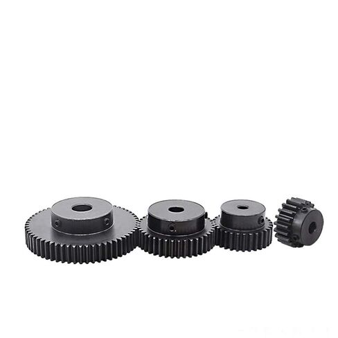 1.5Mod 72T Steel Pinion Gear Black Hardened Motor Spur Gear with Step Bore 12mm Outer Dia 111mm Teeth Height 15mm in Kuwait