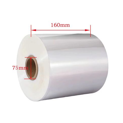 Transparent Food Composite Film Automatic Packaging Machine PET/PE, Inner Diameter 7.5cm, Thickness 60 microns (16cm Wide/Free Shipping) in Kuwait