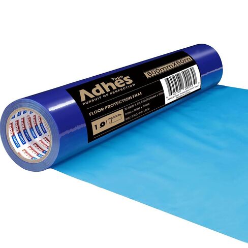 ADHES Floor Protection Film 24" x 200’ Self Adhesive Floor Protector for Moving and Construction, Protection of Hardwood, Tile, Other Hard Surfaces in Kuwait