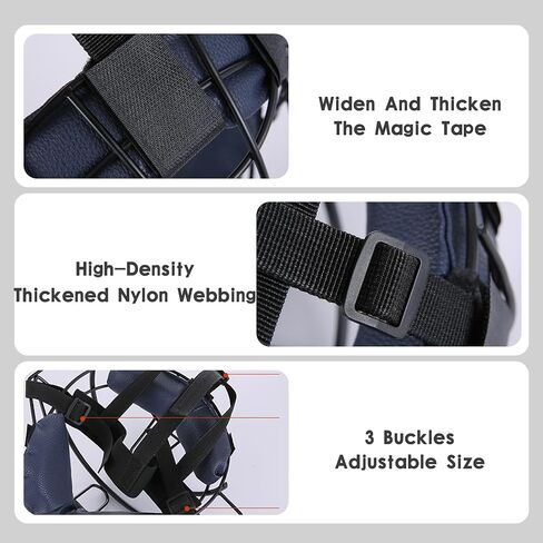 Umpire Softball Mask Straps,Elastic Catcher Mask Harness Replacement,Face Mask Strap Goalie Helmet Repair Kit for Adult Daily Training Competition in Saudi Arabia