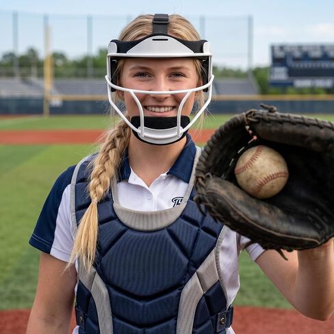 3 Pcs Softball Face Mask Replacement Pads, Softball Fielder's Facemask Chin Cup, Protective Catchers Mask Replacement Chin Pad, Face Defense Replacements Universal Fit Adults and Youth in Saudi Arabia