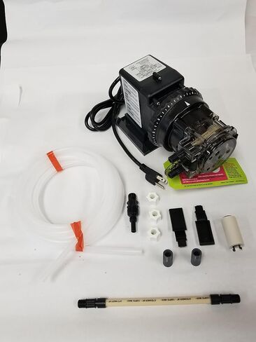 Stenner Pump Company 45m5 - Adjustable Head Peristaltic Pump, 2.5-50 gpd, 25 psi, Ideal Chlorine Injection, 120V, White in Saudi Arabia