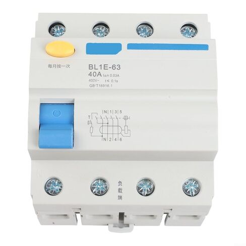ML1E-63 3P+N Breaker with Leakage Protector, 400V Switch Household Use, Fire Retardant Rail, 25A/32A/40A/63A in Saudi Arabia