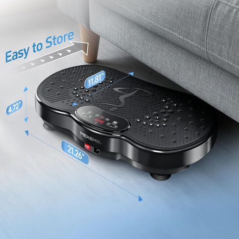 Vibration Plate Exercise Machine - Vibrating Plate for Lymphatic Drainage, 999 Adjustable Speeds Vibrate Stand Shake Board, 330Lbs Capacity Whole Body Workout for Weight Loss, Shaping in Kuwait