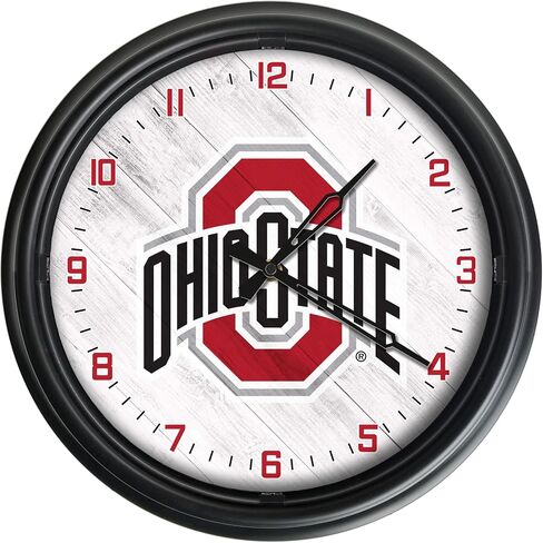 Holland Bar Stool Ohio State University Indoor/Outdoor LED Wall Clock in Kuwait
