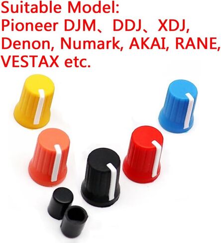 Universal Fader Knobs and Universal EQ Rotary Knob Replacement Fader Cap Slider for DJ Controller Mixer Console Pioneer Pioneer DJM、DDJ、XDJ, Denon Numark AKAI RANE VESTAX in Kuwait