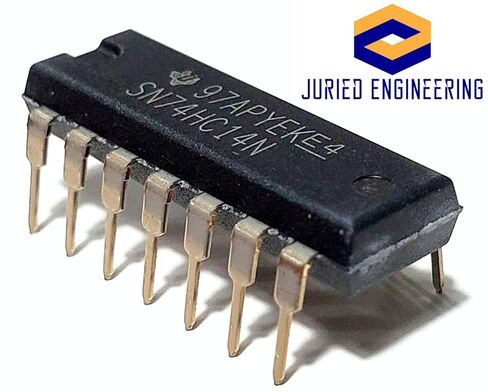 SN74HC14N SN74HC14 74HC14 محولات Hex Schmitt-Trigger صديقة للوحة التجارب IC DIP-14 (عبوة من 20 قطعة) in Kuwait