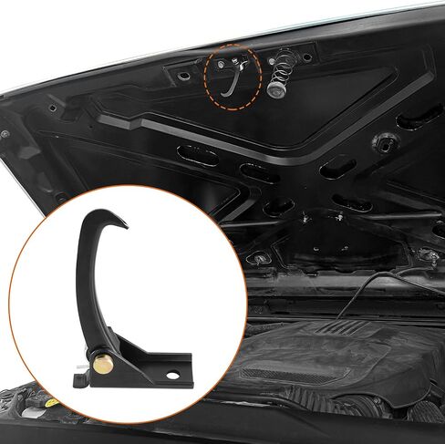 Hooke Road Hood Latch Safety Catch for 2007-2018 Jeep Wrangler JK | Replacement Part #55395654AA in Kuwait