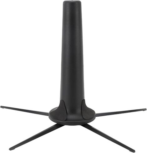 Soprano Saxophone Stand, Detachable Pentagonal Metal Stand with Rotatable Screws, Folding and Lightweight, Non Slip Black Plastic Felt, with Flexible Upper Arm Support, for in Kuwait