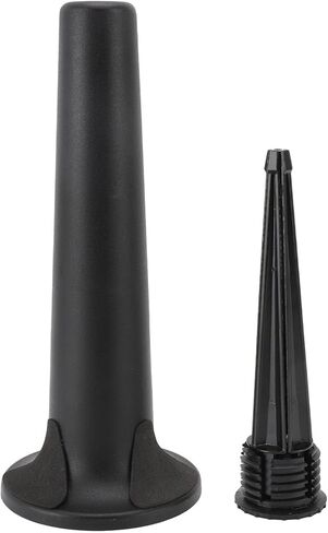 Soprano Saxophone Stand, Detachable Pentagonal Metal Stand with Rotatable Screws, Folding and Lightweight, Non Slip Black Plastic Felt, with Flexible Upper Arm Support, for in Kuwait
