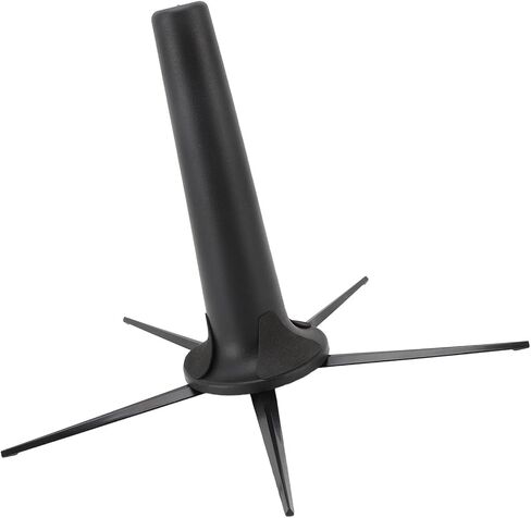 Soprano Saxophone Stand, Detachable Pentagonal Metal Stand with Rotatable Screws, Folding and Lightweight, Non Slip Black Plastic Felt, with Flexible Upper Arm Support, for in Kuwait