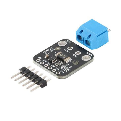 INA219 Digital Current Sensor Module, I2C Interface for Arduino, Programmable Power Monitoring, DIY Electronics PCB Board in Kuwait
