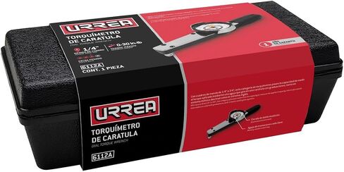 Urrea 6112A مقياس عزم الدوران بإطار 1/4 بوصة، 0-30 بوصة رطل in Kuwait