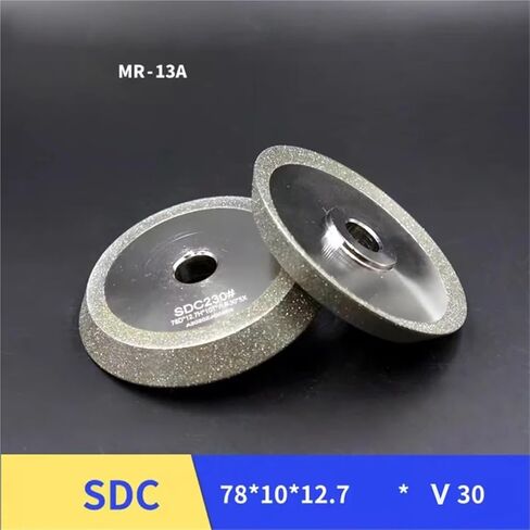 1 قطعة قاطعة المطحنة مثقاب الخشب طاحونة SDC/CBN عجلة طحن سبائك الماس 13AD مطحنة عالية السرعة الصلب طحن 78x12.7x10 مللي متر (SDC 230) in Kuwait