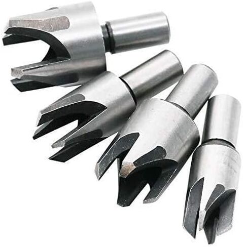 Carbide End Mill 4Pcs Wood Tenon Drill Bit Cutter Claw Type Carpentry Cork 6mm-16mm Carbon Steel in Kuwait