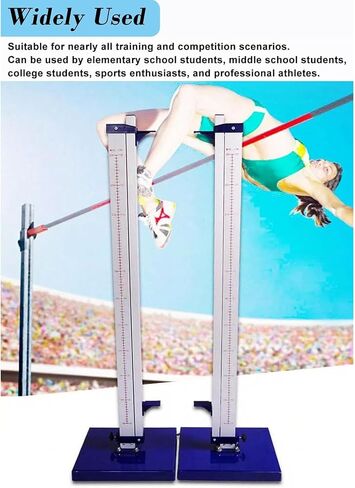 GYPSYFY Portable High Jump Standards for Track and Field, Adjustable Aluminum Training High Jump Stands 1 to 7.5 ft, Competition Measuring Stick with Stable Base Pair in Kuwait