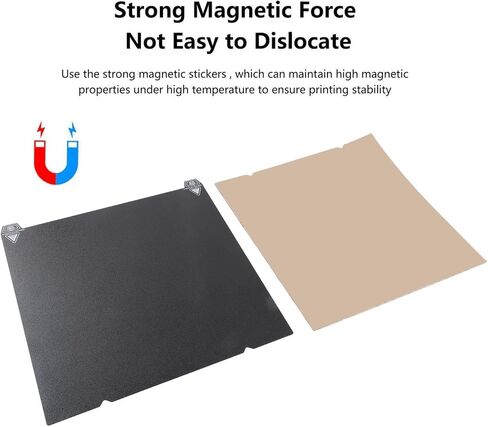 Double Side Texture PEI Spring Steel Sheet Soft Magnetic Base Screw Hole K1 3D Printer in Kuwait