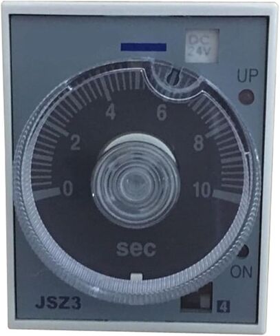 1 Pcs Time Relay Power Delay Relay JSZ3A-B DC/AC24V AC220V AC380V(JSZ3 AB with Base,DC24V) in Kuwait