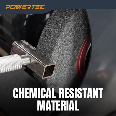 عجلة طاحونة مقاعد POWERTEC مقاس 8 بوصات 36 و100 حبيبة، عجلة طحن من أكسيد الألومنيوم لمطحنة المقعد والقاعدة، 1 بوصة سميكة 5/8 بوصة، رؤوس مثقاب للشحذ والتشكيل، شفرة، إزميل، 2PK (15532) in Kuwait