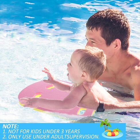 4 Pack Swimming Kickboard for Kids, Contour Kick Board with Handles for Beginners,Swim Kick Board for Swimming Training U Design EVA Foam Swim Board for Beginner Float Exercise Equipment in Kuwait
