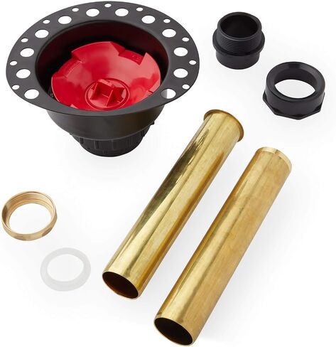 مجموعة أدوات تصريف حوض الاستحمام المستقلة 446542 من Signature Hardware لأنابيب PVC - N/A in Kuwait