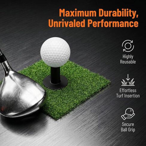 Operitacx 10pcs Golf Rubber Mat Tee Holder - Golf Rubber Tee - Junior Practice Base - Driver Practice Base for Setting up Temporary Driving Range in Yard Park in Kuwait