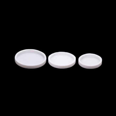 PTFE Round Evaporating Dish, Teflon Dish Shape Flat Bottom Evaporation Dish, Teflon Containers, F4 Tetrafluoro Culture Dish (20mm Diameter, 10mm Depth Without Lid) in Kuwait