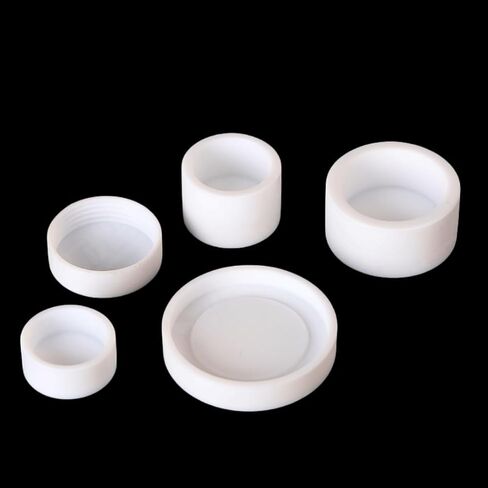 PTFE Round Evaporating Dish, Teflon Dish Shape Flat Bottom Evaporation Dish, Teflon Containers, F4 Tetrafluoro Culture Dish (20mm Diameter, 10mm Depth Without Lid) in Kuwait