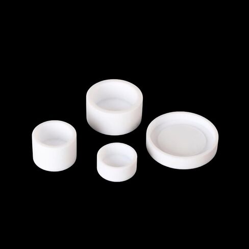 PTFE Round Evaporating Dish, Teflon Dish Shape Flat Bottom Evaporation Dish, Teflon Containers, F4 Tetrafluoro Culture Dish (20mm Diameter, 10mm Depth Without Lid) in Kuwait