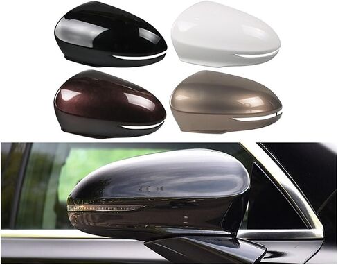 Side Mirror Covers For 2016-2022 Buick Lacrosse Rearview Wing Mirror Caps Cover Car Exterior(White,Right) in Kuwait
