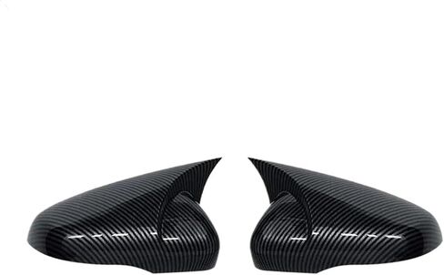 Compatible For for Golf MK6 MK7 7.5 GTI R GTD Base 2009-2020 2pcs Gloss Mirror Covers Caps RearView Mirror for Case Cover Cover Accessories(Sttyle A GLOSS BLACK) in Kuwait