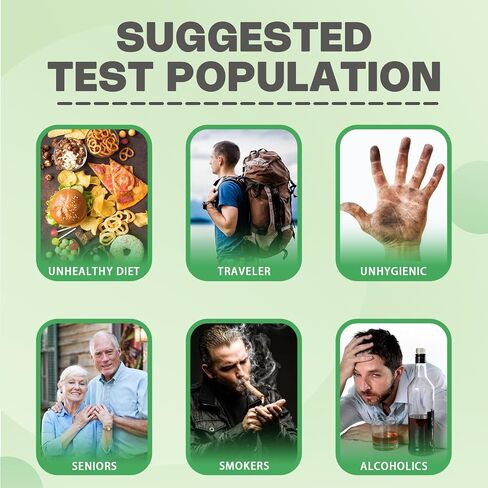 مجموعة اختبار هيليكوباكتر بيلوري في المنزل (اختباران) - مجموعة اختبار H.Pylori، H.Pylori (مستضد) 10-15 دقيقة من الاختبار المنزلي السريع، والنتيجة دقيقة للغاية وسهلة القراءة والاستخدام in Kuwait