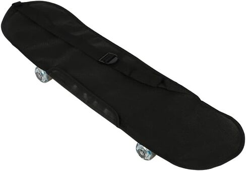 PURFUN Black Skateboard Bag for Double Kick Skateboard, 32.3"X8.7" Nylon Skateboard Carry Bag Backpack Rucksack Shoulder Bag with Adjustable Strap in Kuwait