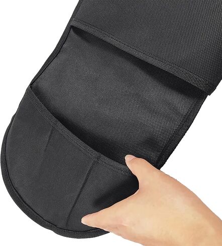 PURFUN Black Skateboard Bag for Double Kick Skateboard, 32.3"X8.7" Nylon Skateboard Carry Bag Backpack Rucksack Shoulder Bag with Adjustable Strap in Kuwait