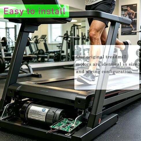 L-405566 DC Motor 2.75HP 130V Treadmill Motor Replacement with Flywheel for Proform/Gold's Gym/Nordic Track/Image 530 ZLT ZT4 5.0 ZLT, High Performance, Low Noise Drive Motor in Kuwait
