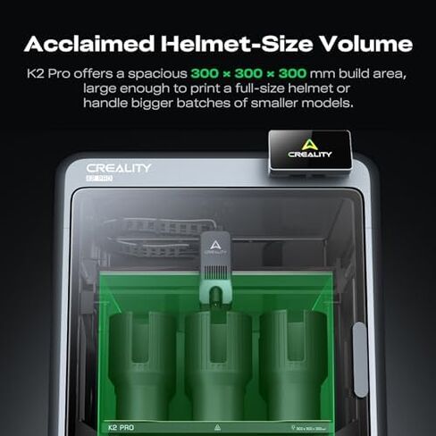طابعة Creality K2 Pro Combo (A) ثلاثية الأبعاد، حزمة طباعة متعددة الألوان مع خيوط Hyper RFID PLA التي تدعم CFS (أسود وأبيض وأحمر وأزرق) in Kuwait