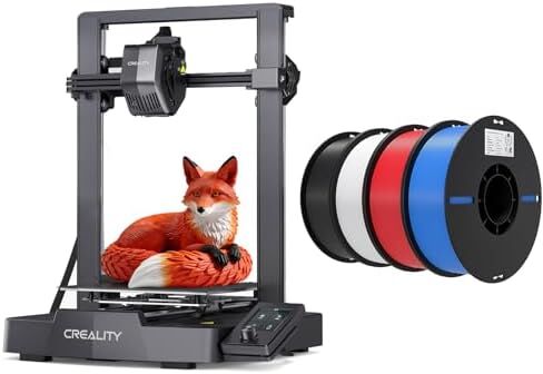 Creality Ender 3 V3 SE 3D Printer, 250mm/s High-Speed Desktop Printer Bundle with Creality 3D Printer Filament (Black,White,Red,Blue) in Kuwait