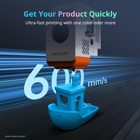 Anycubic Kobra S1 ACE 2 Pro Combo Multicolor 3D Printer, FDM 3D Printer Enclosed with ACE 2 Pro Filament Dryer Box, 4 Colors Auto-Feed, High Speed 3D Printers for Kids Beginners Family Professional in Kuwait