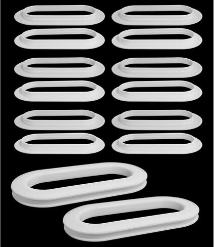 heyous 20PCS Multipurpose Heavy Duty White Plastic Carrying Handle Ergonomic Design Suitable for Cardboard Box in Kuwait
