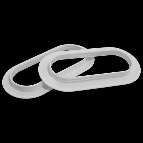 heyous 20PCS Multipurpose Heavy Duty White Plastic Carrying Handle Ergonomic Design Suitable for Cardboard Box in Kuwait