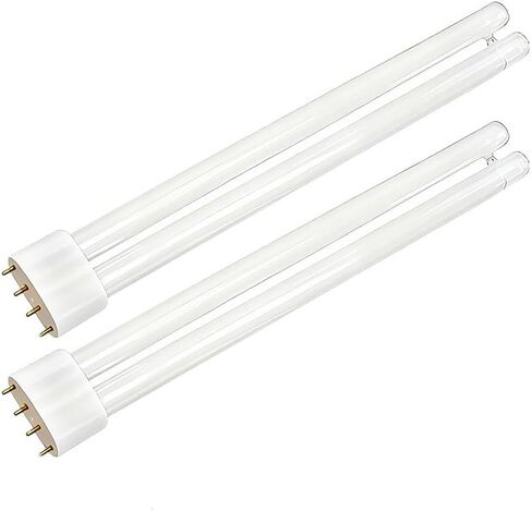2 Pack 18W/830 2G11 4-Pin Fluorescent Light Bulbs, Natural White 4000K Low Energy Compact Fluorescent Lamp, 110-240V Compact Energy Saving Lamps in Kuwait