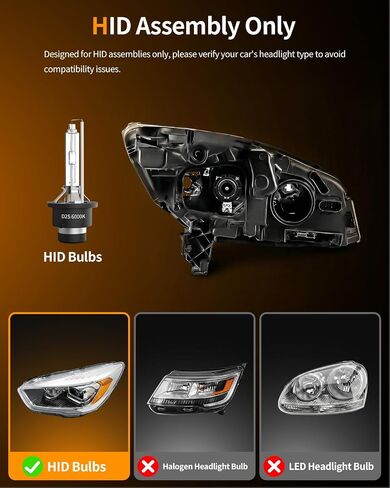 D2S HID المصباح الأمامي لسيارة Lexus 2004-2009 RX330 RX350 RX400H، 2004-2006 LS430 ES330، مصابيح D2S 6000K أبيض بارد 35W D2SC1 AFS Hid Lights، التوصيل والتشغيل، حزمة من 2 in Kuwait