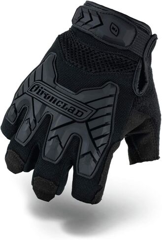 Ironclad IEXT-FIBLK-05-XL Tactical Fingerless Impact Glove Black, X-Large in Kuwait