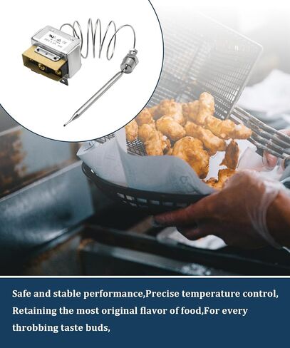 1177 High Limit Fryer Switch LCCM2003000 Fits for ATOSA 301030005 Fryer | Gas Fryer Hi Limit Thermostat, 232℃/450°F, 3/8" MPT Stuffing Box in Kuwait