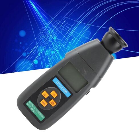 مقياس سرعة الدوران الرقمي ستروبوسكوب مقياس سرعة فلاش غير متصل مع شاشة LCD لصيانة المعدات الصناعية وقياس الآلات الدوارة in Kuwait